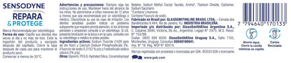 Sensodyne Repara & Protege Pasta Dental para dientes sensibles, 100g (Paquete de 2)