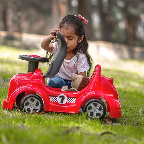 Prinsel Montable Correpasillos Turbo Boy, Rojo, Paquete de 1 Count