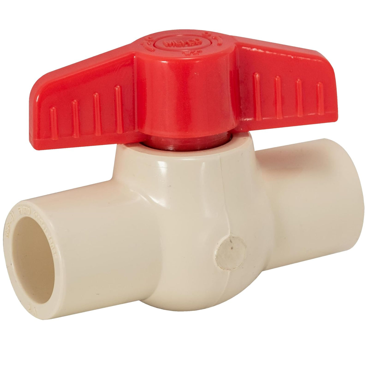 Eastman 48636 - Válvula de bola deslizante CPVC de 1/2 pulgada, color blanco