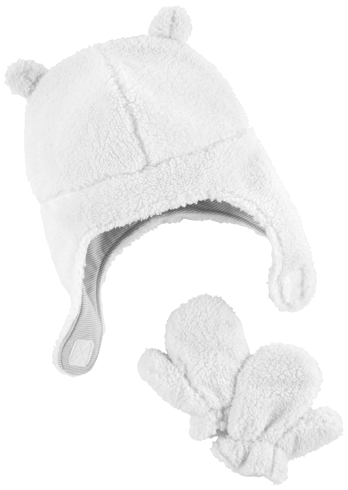 Simple Joys by Carter's Juego de Gorro y Manoplas Sombrero para Clima frío para bebés niñas