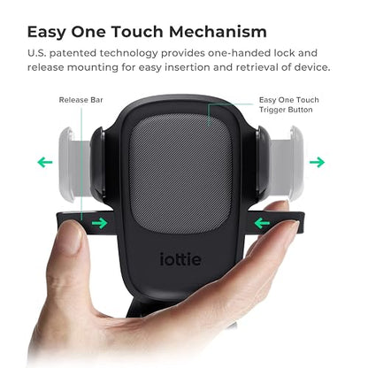 iOttie Easy One Touch 5 Soporte Universal para salpicadero y Parabrisas para iPhone, Samsung, Moto, Huawei, Nokia, LG, Smartphones