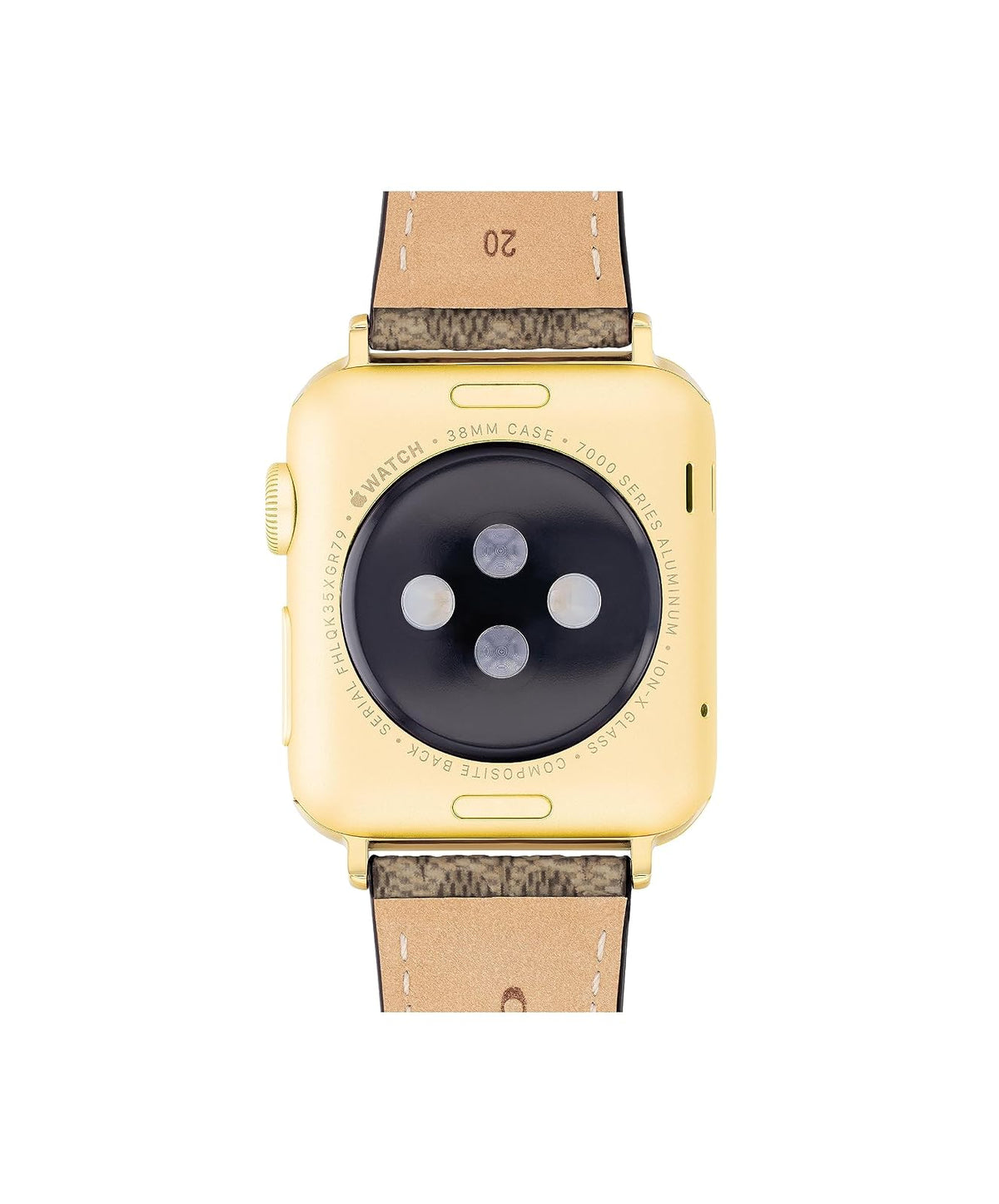 Coach - Apple Straps - Correa para Mujer 14700235 - Flower Embellishment en Piel - Compatible 38/40/41 mm - Diseño Elegante y Femenino