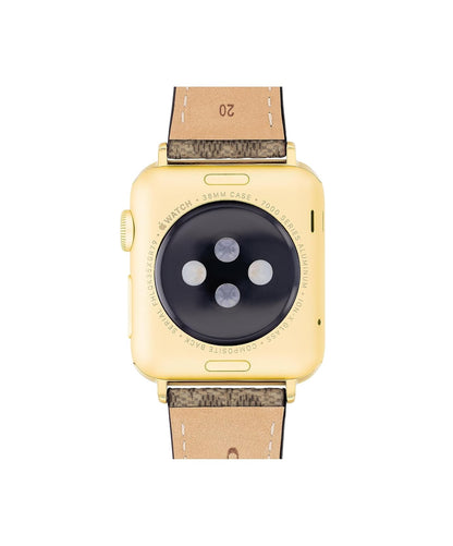 Coach - Apple Straps - Correa para Mujer 14700235 - Flower Embellishment en Piel - Compatible 38/40/41 mm - Diseño Elegante y Femenino