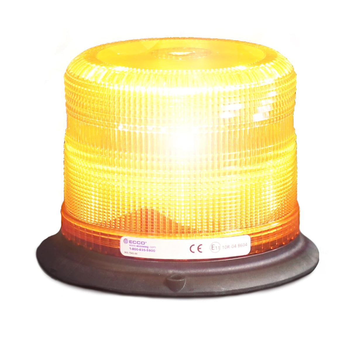 ECCO Baliza LED de 6.5 in con 11 Patrones de Flash 7945A, 12-48V, Ámbar