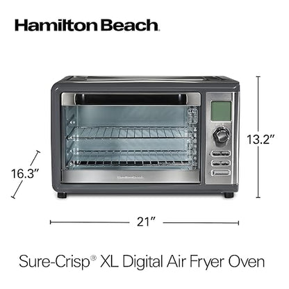 Hamilton Beach - Horno digital extra grande Sure-Crisp con freidor con aire 31390