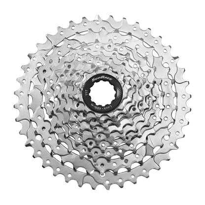SUNRACE Cassette de Piñones MTB CSM98 9P 12/36D Nickel Nickel Cajita CSM98.9BW0.NS1.BXB
