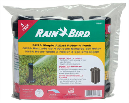 Rain Bird Outoor Products, Paquete de 4, 4 paquetes, Negros