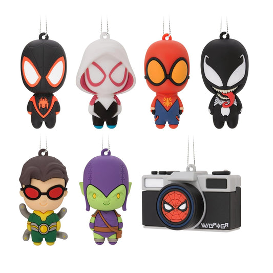 Hallmark Marvel Super Heroes - Adornos de Navidad misteriosos, Juego de 2 Unidades, inastillables