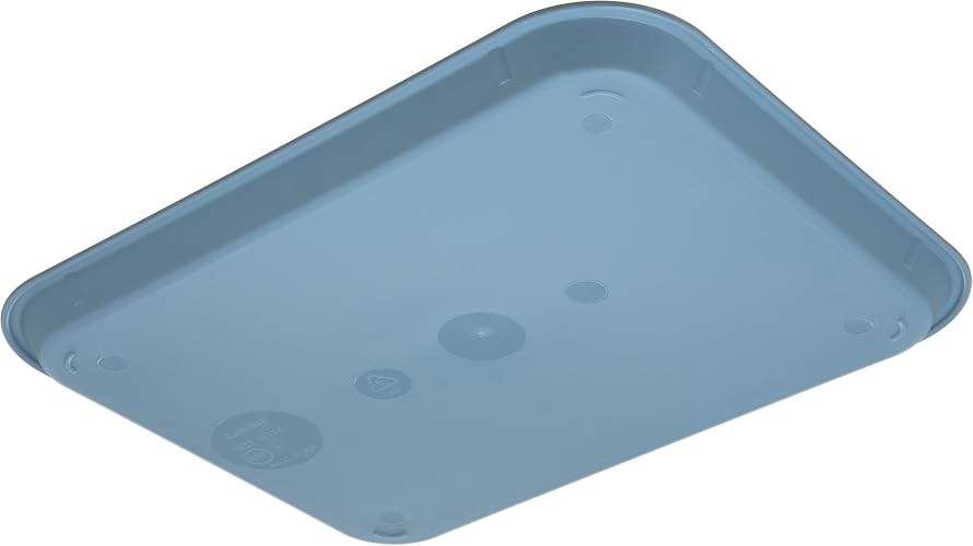 CFS CT101459 Cafe - Bandeja de plástico estándar para cafetería/comida rápida, certificado NSF, última intervensión de BPA, 14 pulgadas de largo x 10 pulgadas de ancho, azul pizarrón (paquete de 24)