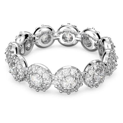 Swarovski Anillo Constella Pavé, Blanco, Chapado en Rodio