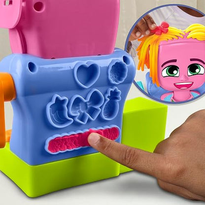 Play-Doh Hasbro Peluquería con Estilo - Kit de Manualidades de Peluquería, con Accesorios y 6 latas de Compuesto de Modelado para niños y niñas a Partir de 3 años