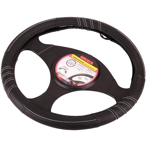 Mikel's CU-PD Cubrevolante Deportivo Universal de Piel Color Negro