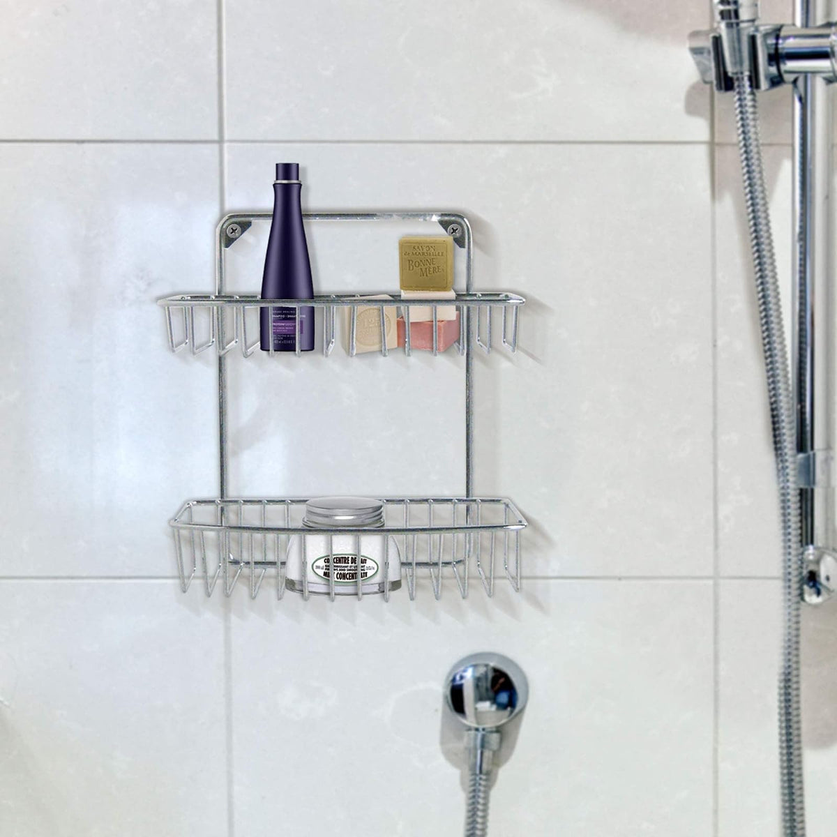 Art & Home Organizador Cromado de 2 Niveles HB-5591