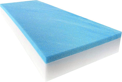 FoamTouch - Colchón de literas para autocaravana y caravana de 36 pulgadas de ancho x 72 pulgadas de largo, con espuma viscoelástica de gel, sin funda
