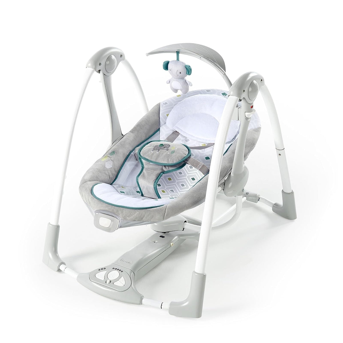 Ingenuity ConvertMe Swing-2-Seat Nash Battery-Saving Portable Swing