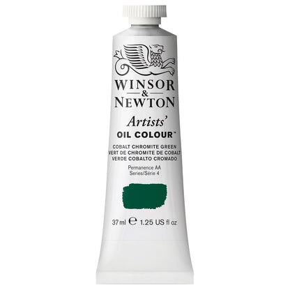 Winsor & Newton Artists' Oil Colour Pintura al Óleo Profesional, 37 ml - Tubo de 1.2 onzas - Verde (Cobalt Chromite Green)