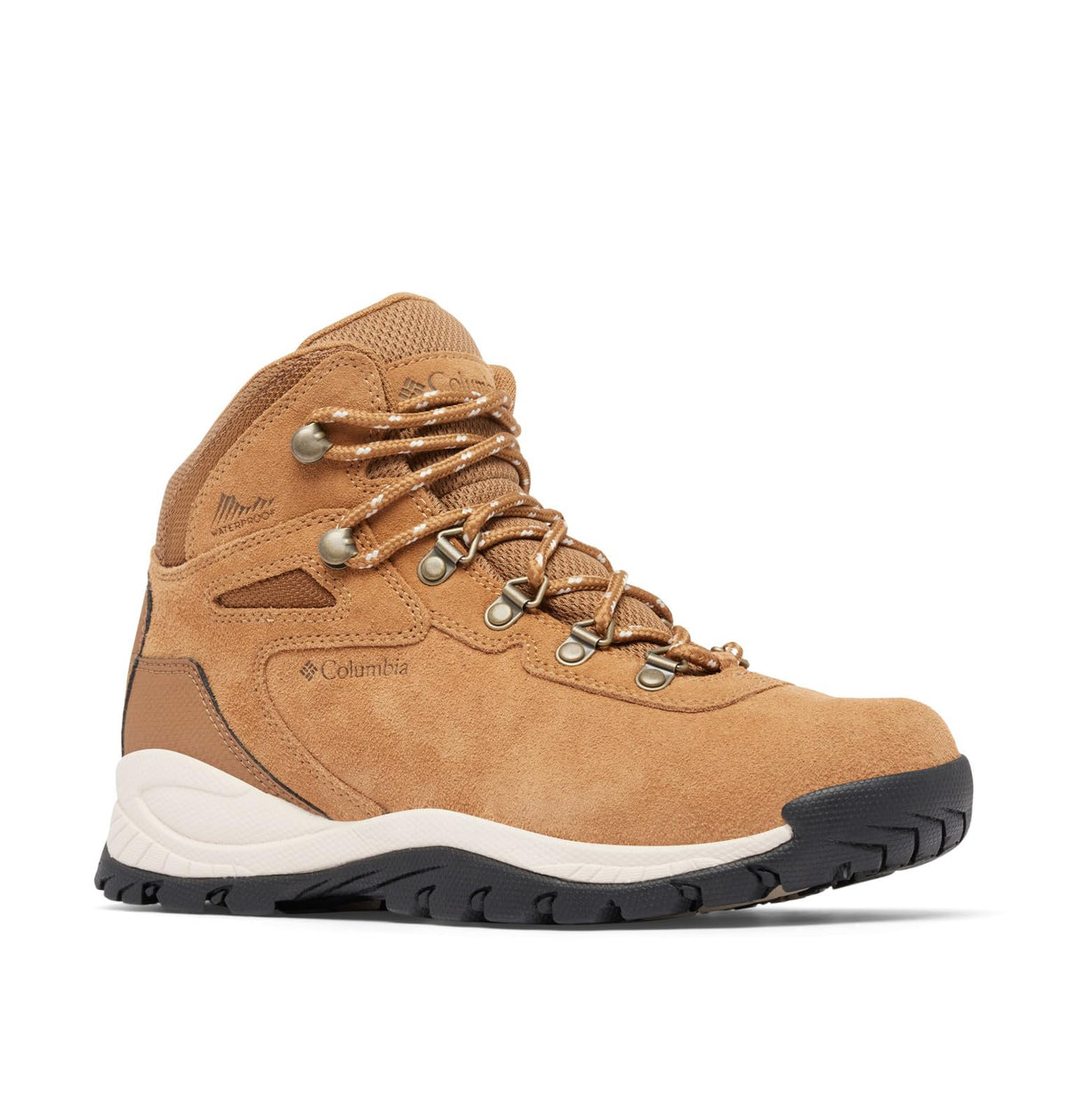 Columbia Newton Ridge Plus Bota de Senderismo Impermeable para Mujer - 23.0 cm - Alce - Piedra oscura