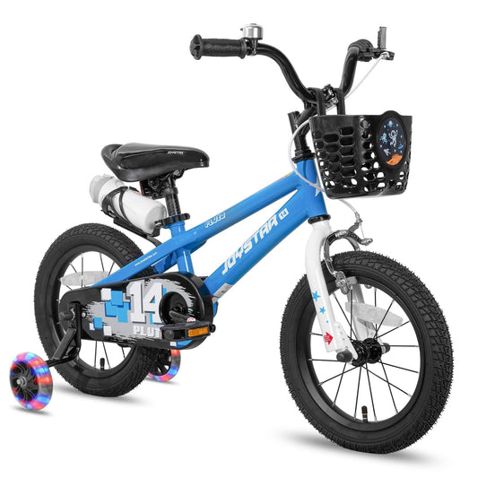 JOYSTAR Pluto - Bicicleta Infantil para niños y niñas de 3 a 12 años con Ruedas de Entrenamiento para de 12, 14, 16, 18, 20 Pulgadas, Bicicleta BMX Freestyle para niños