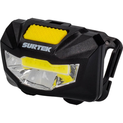 Surtek 135906 Linterna para Cabeza a Baterías, 120 LM
