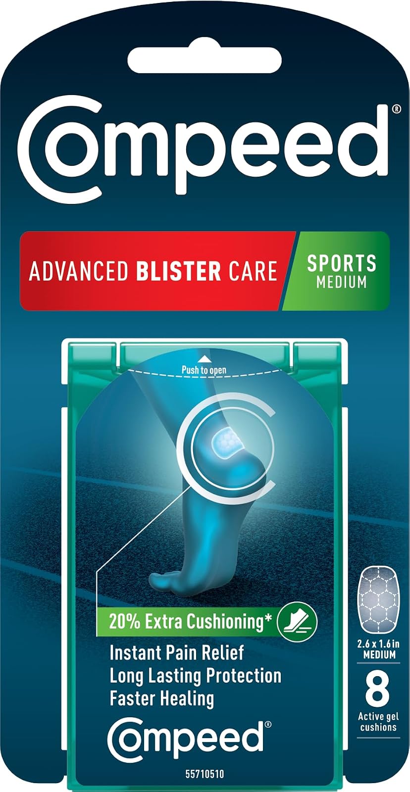 Compeed Parches para Ampollas Mixtos - 8 Count (Pack of 2)