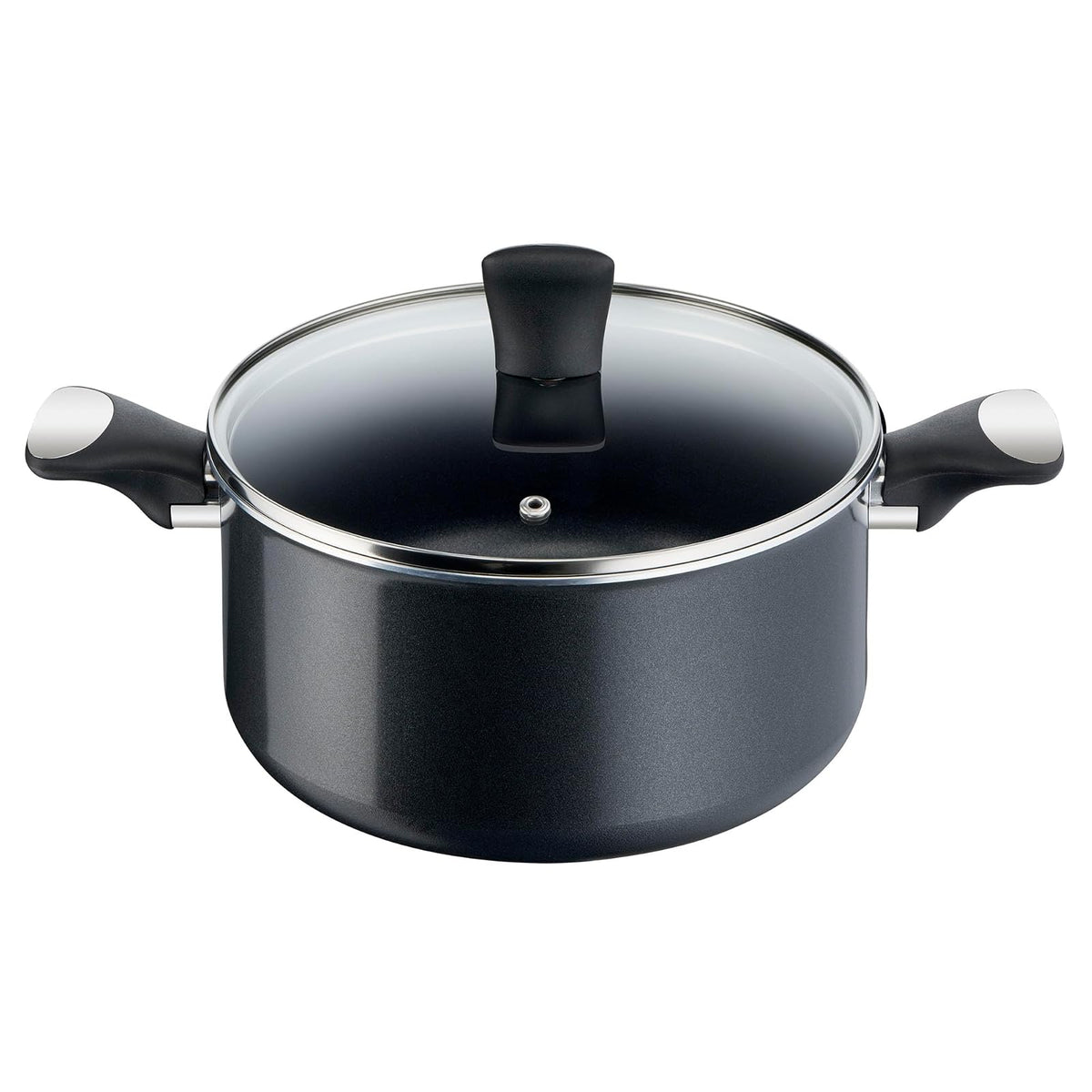 T-fal Hard Titanium Plus lechero antiadherente de 14 cm - Olla