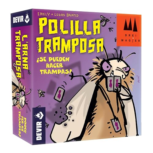 Devir Juego de Mesa Bichos, Polilla Tramposa