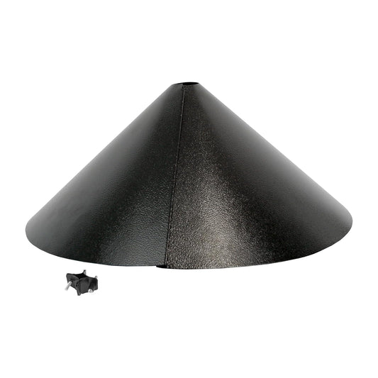 Woodlink NABAF18 Audubon Wrap Around Squirrel Baffle, 18 Pulgadas, Color Negro