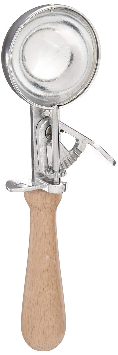 Fox Run Vintage Trigger Ice Cream Scoop, 1.5 x 9 x 2.5 inches, Brown
