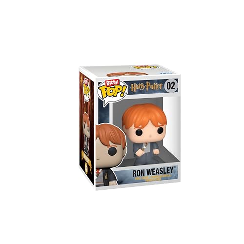 Funko Bitty Pop! 4 Pack Starter Set: Harry Potter - Harry, Hermione, Ron | Mercancía Oficial de Fantasía - Juguete Coleccionable - Idea de Regalo de Cumpleaños para Fans y Coleccionistas