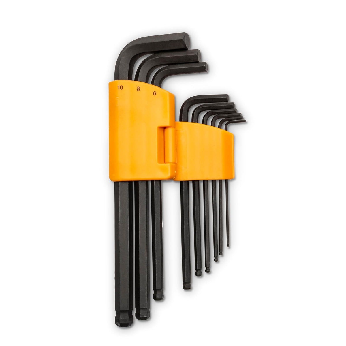 GEARWRENCH 83521 - Juego de llaves hexagonales de brazo largo métrico de 9 piezas