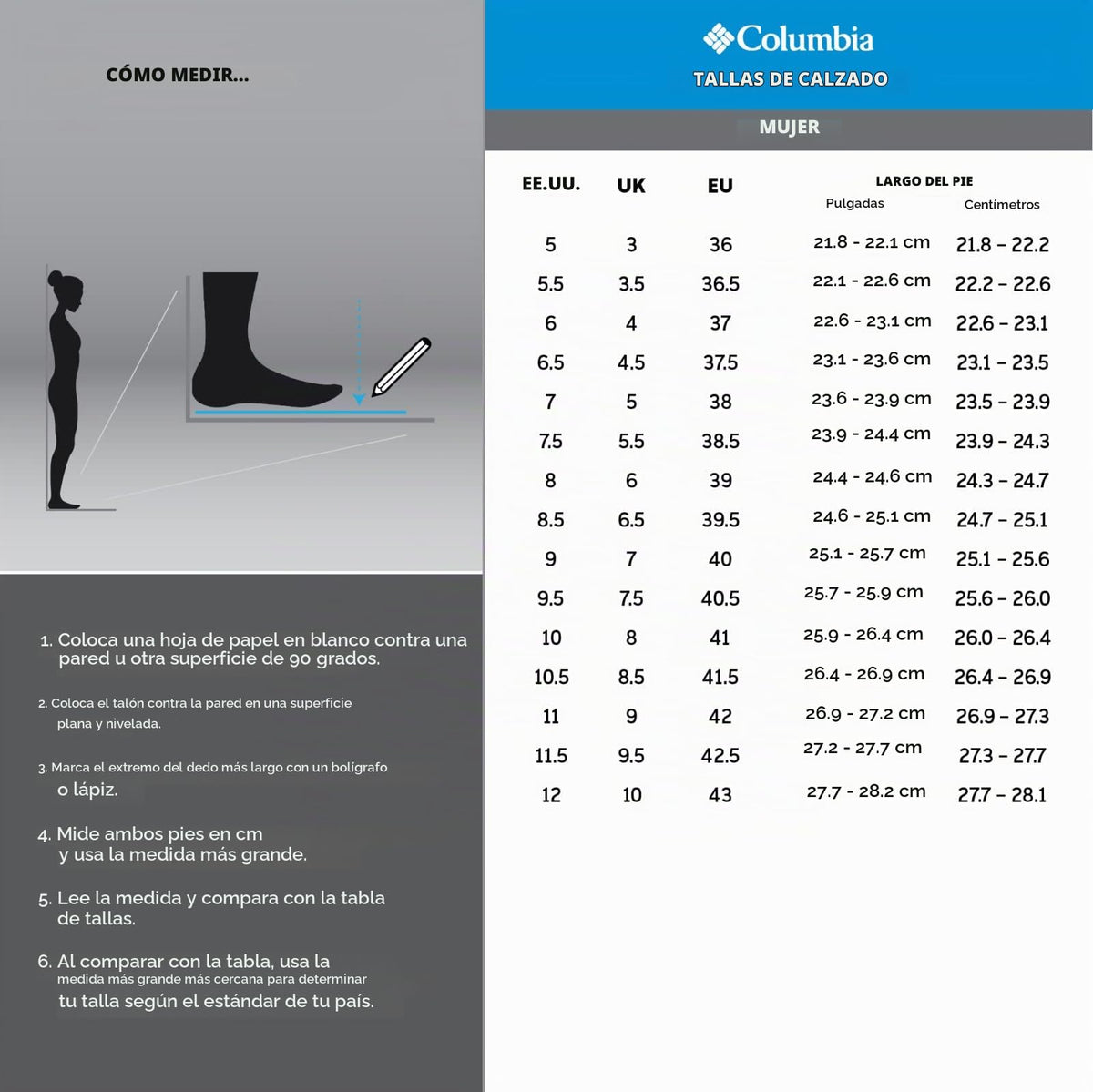 Columbia Konos TRS para Mujer