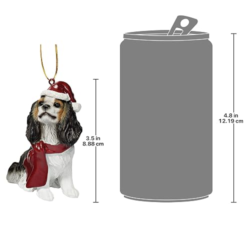 Adornos navideños con diseño de Perros, Charles Cavalier, Color Completo, 1