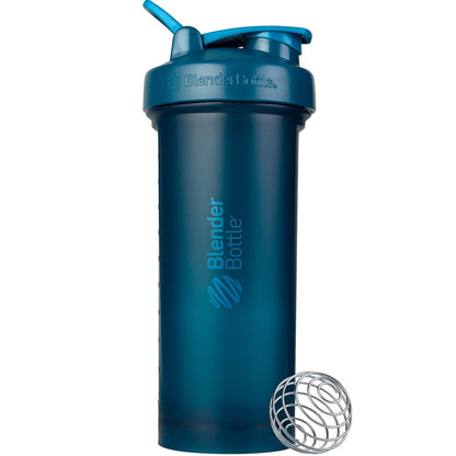 BlenderBottle Classic V2 Botella Mezcladora para Batidos, Varias Capacidades y Colores - 1.3 Litros - Azul océano