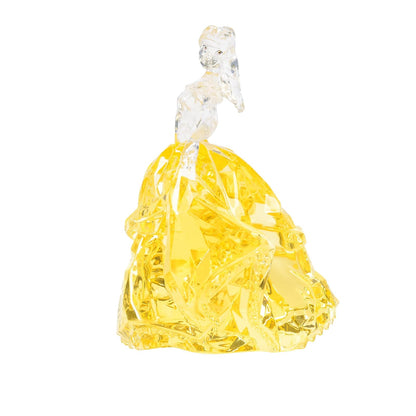 Enesco FACETS Disney Beauty and The Beast Princess Belle - Figura de Bola de 3.9 Pulgadas, Color Amarillo