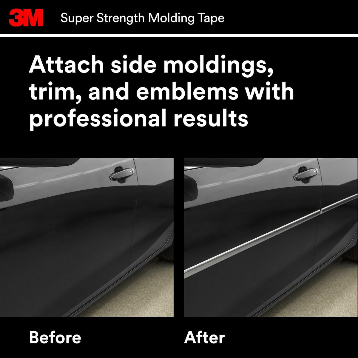 3M - Cinta de moldeo de superresistencia, 03616, 7/8" x 15 pies, 1 rollo