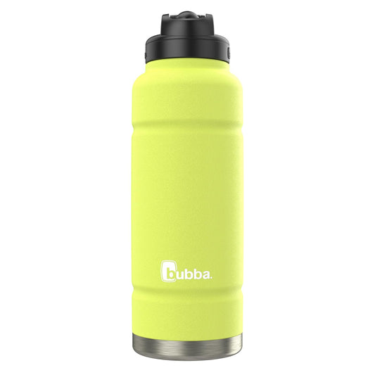 Bubba Botella de Agua Acero Inoxidable 709 ml Verde Neon con Popote Trailblazer A prueba de Fugas con Popote
