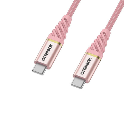 Otterbox Performance Plus Fast Charge Cable USB-C to USB-C 3.3FT - Pink