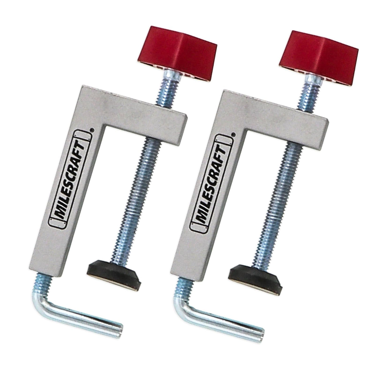 Milescraft 7350 Kit de abrazaderas para cercas, posicionamiento de sujeción de esquinas de 100-90°, cuadrados de ensamblaje y abrazaderas para cercas. Funciona en esquinas interiores o exteriores. Co