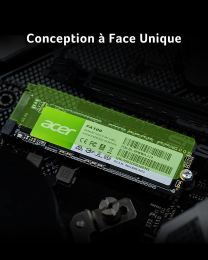 Acer Unidad SSD FA100 1TB M.2 NVME3000MB/S (BL.9BWWA.120)