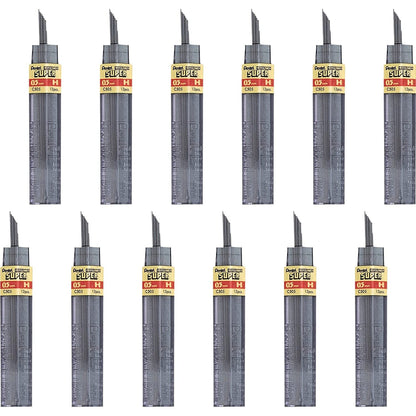 Pentel Minas de Repuesto para Portaminas 0.5 mm - H