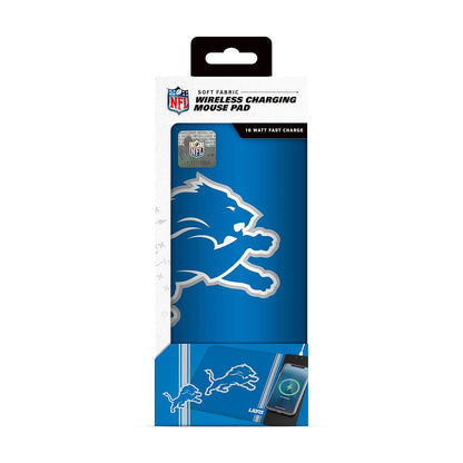 SOAR NFL Alfombrilla de Mouse de Carga inalámbrica Detroit Lions
