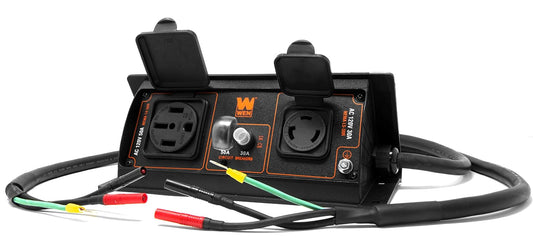 WEN GNA50i Kit de conexión paralela de 50 amperios 6000 vatios para generadores inversores, negro