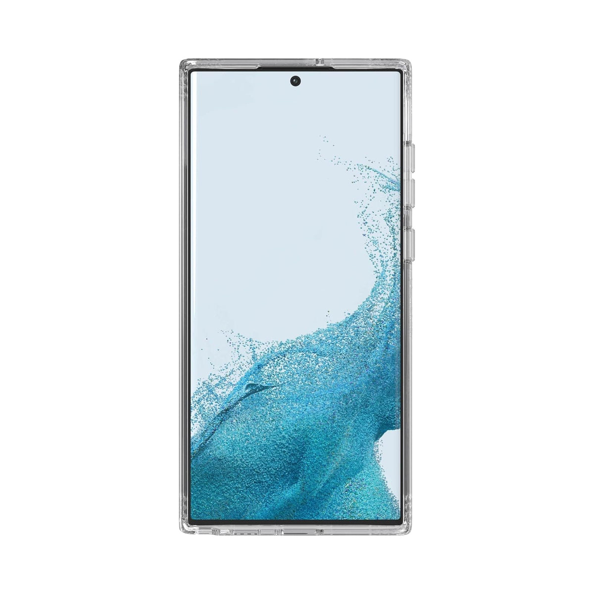 tech21 EVO Clear - Funda Transparente para Samsung Galaxy S22 Ultra - Funda Protectora y Transparente con protección contra caídas múltiples de 12 pies