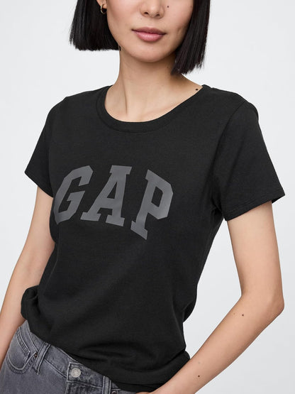 Gap Camiseta clásica con Logotipo Camiseta para Mujer