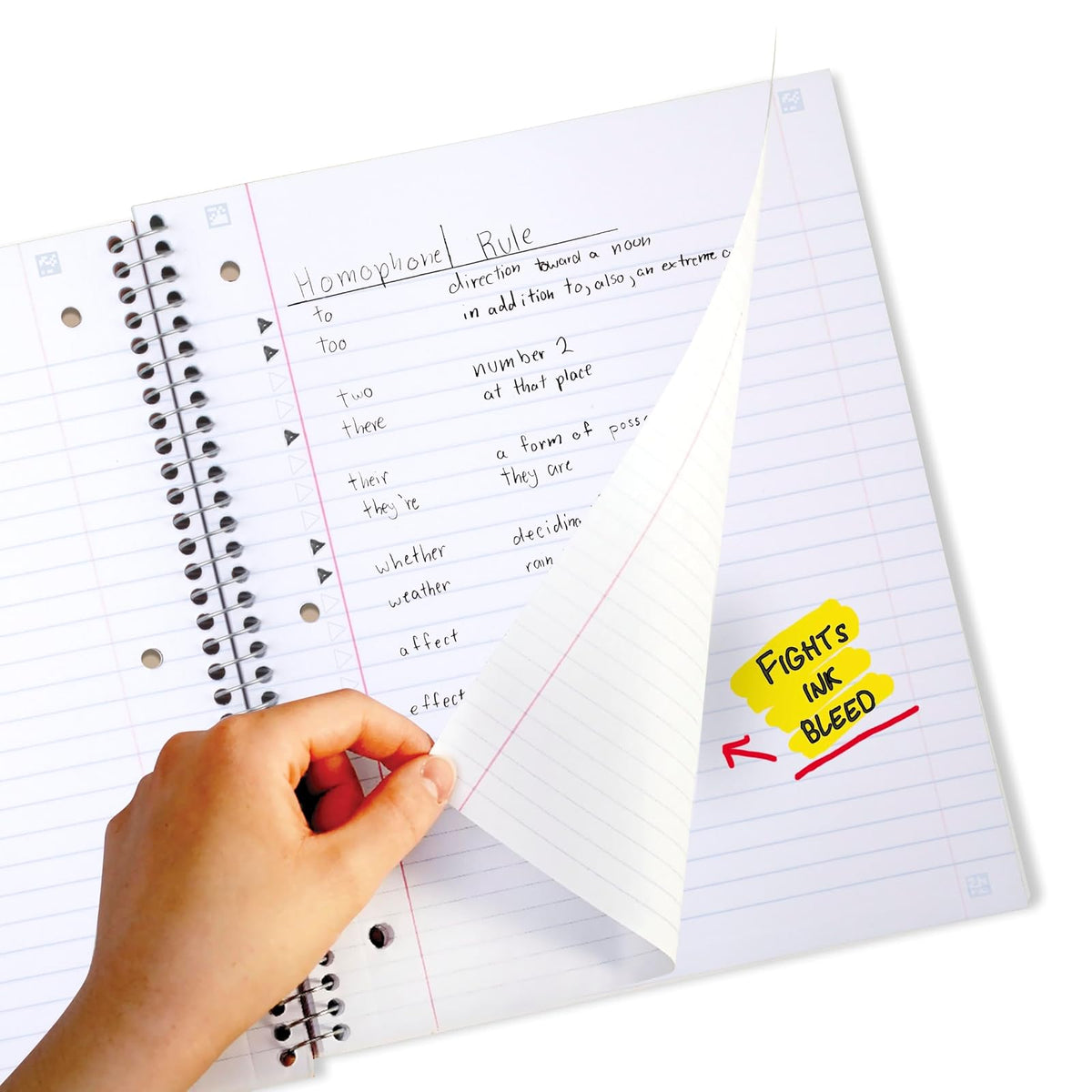 Five Star - Cuaderno de espiral (5 temas, papel rayado, 200 hojas, 10 1/2 x 8 cm), 09 Amarillo