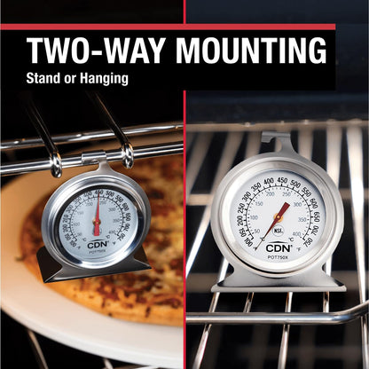 Termómetro de horno ProAccurate DOT2 con certificación NSF., ProAccurate termómetro de horno para altas temperaturas, Plateado, 1