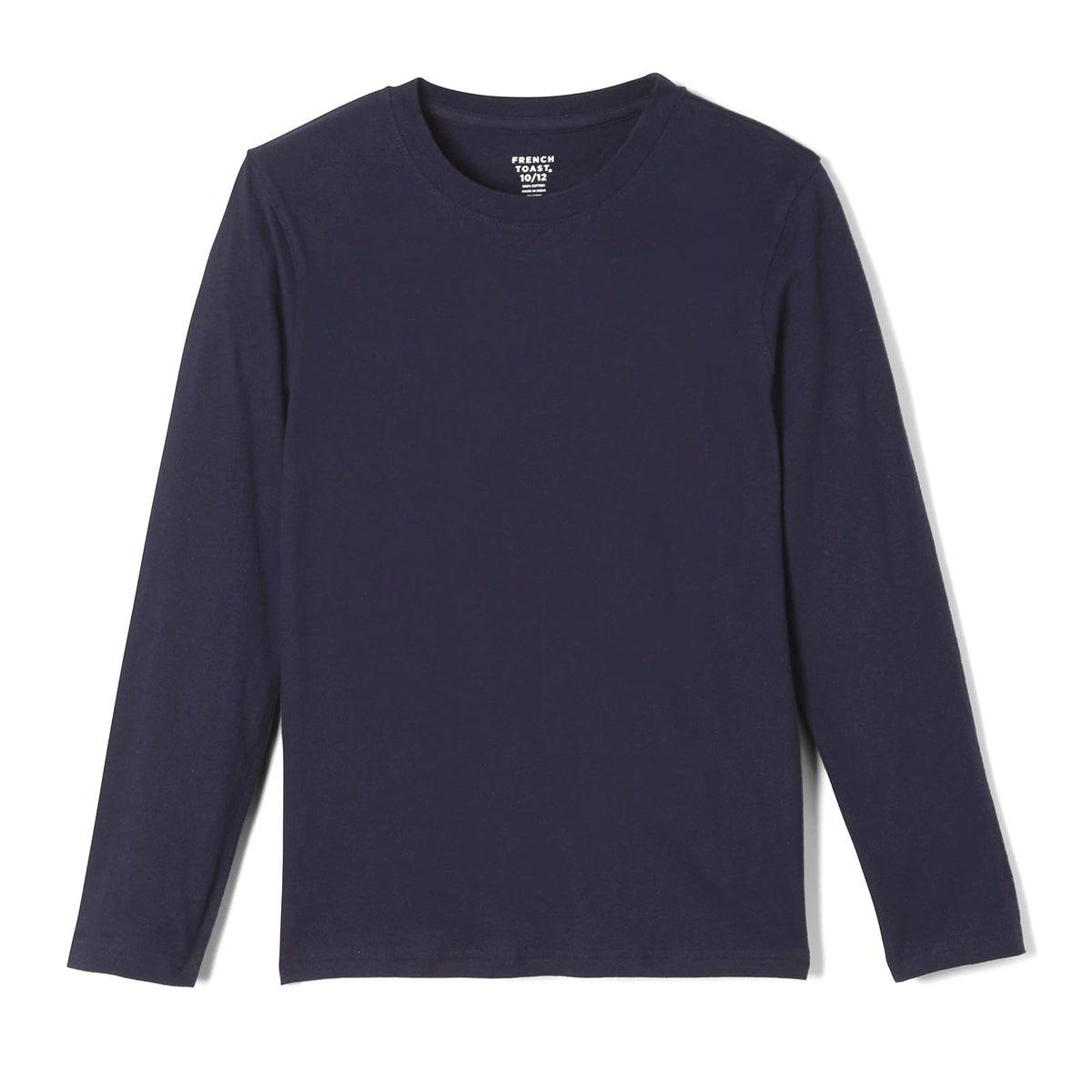 French Toast Playera Manga Larga Cuello Redondo para Niño - 8 - Navy