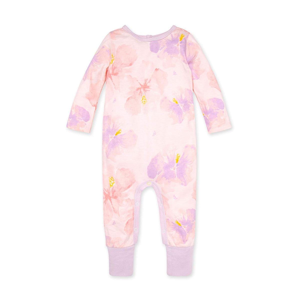Burt's Bees - Kimono orgánico de una pieza para bebé, Sudadera con capucha de zinc., 6-9 meses