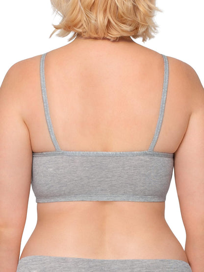 Fruit of The Loom Fruit of The Loom Brasier Deportivo de algodón con Tirantes Delgados para Mujer Sujetador Deportivo para Mujer