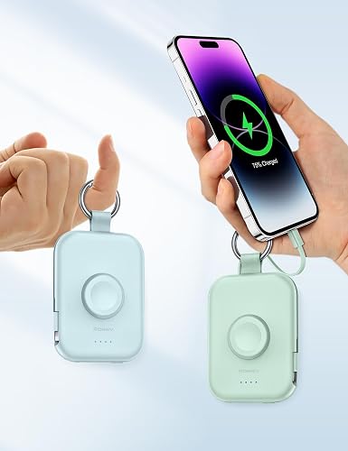 RORRY Power Bank, 5000mAh Pila Portatil Bateria Recargable con Cables | 3 en 1,Cargador Portatil,Powerbank,Bateria Externa,para Apple Watch Ultra/11/10/9/8/7/6,para iPhone 17/16/15/14,para AirPods